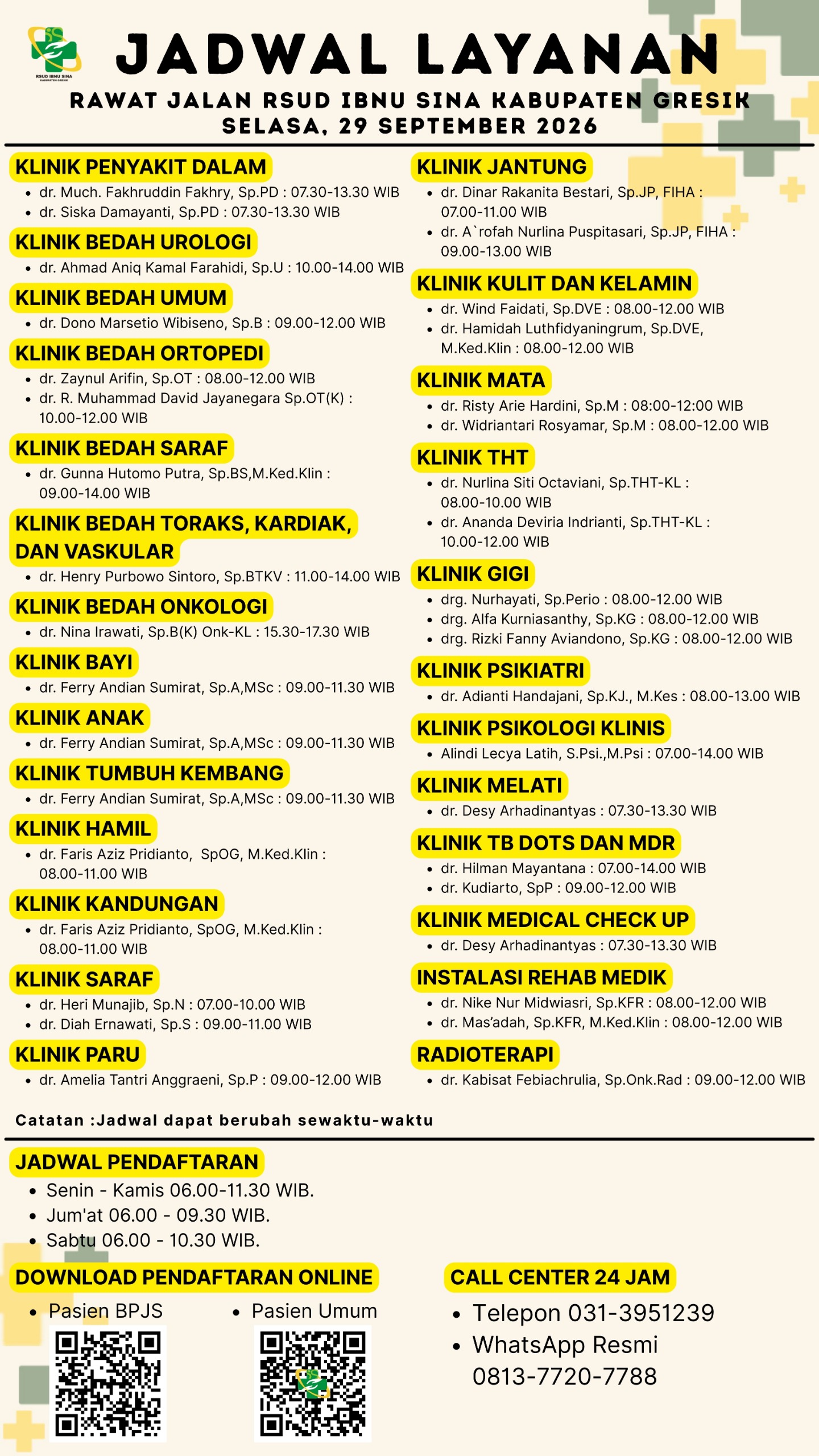 Jadwal Dokter